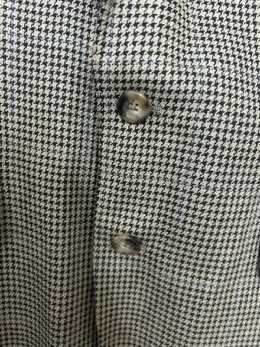 Vintage Polo University Club Ralph Lauren Houndstooth Wool Blazer Men 46R USA